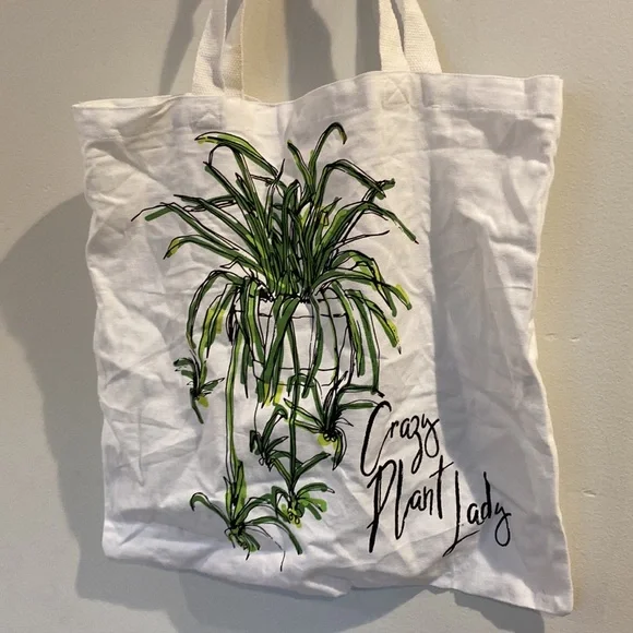 TAG Canvas Tote Crazy Plant Lady - Picture 4 of 7